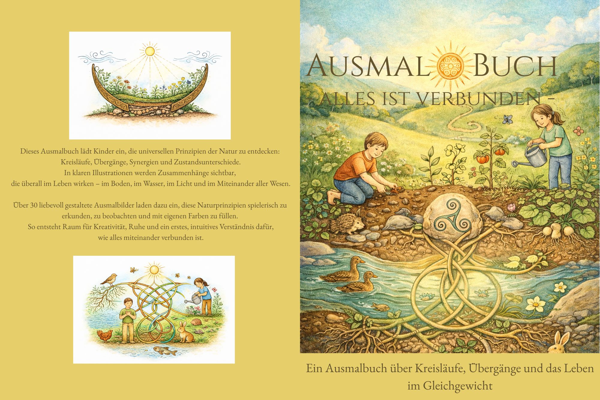 Alles ist verbunden — Ausmalbuch